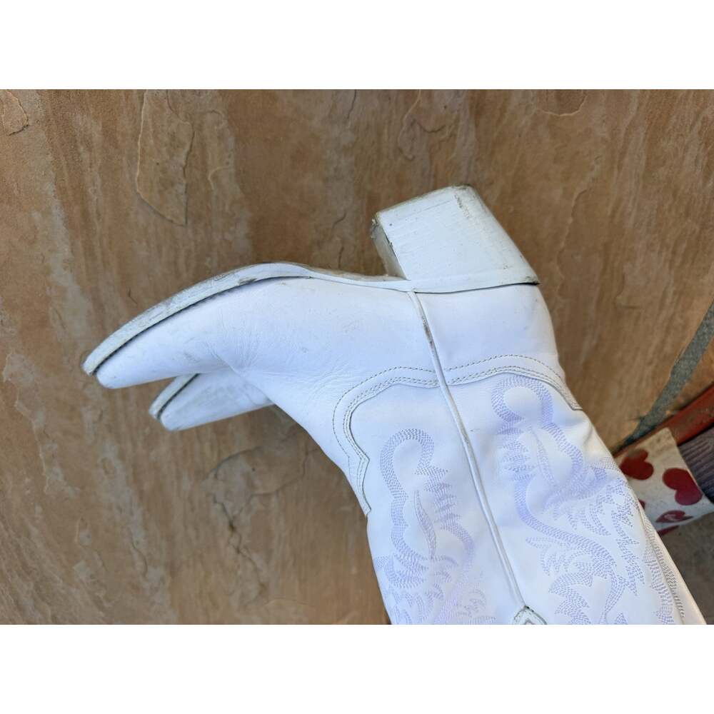 Jeffrey Campbell Dagget Cowboy Boots Leather, White Size - 7 US ES - Picture 4 of 6